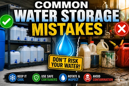Common Water Storage Mistakes