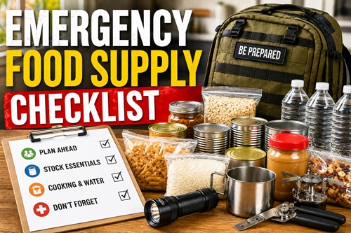 Emergency Food Supply Checklist