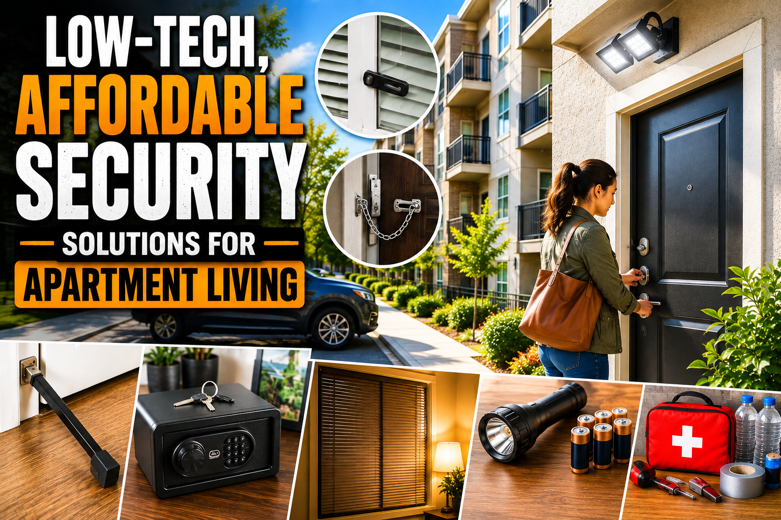 Low-Tech, Affordable Security Solutions for Apartment Living