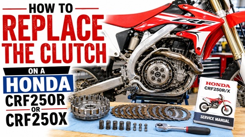 How to Replace the Clutch on a Honda CRF250R or CRF250X