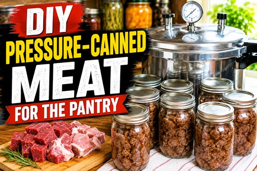 DIY Pressure-Canned Meat for the Pantry