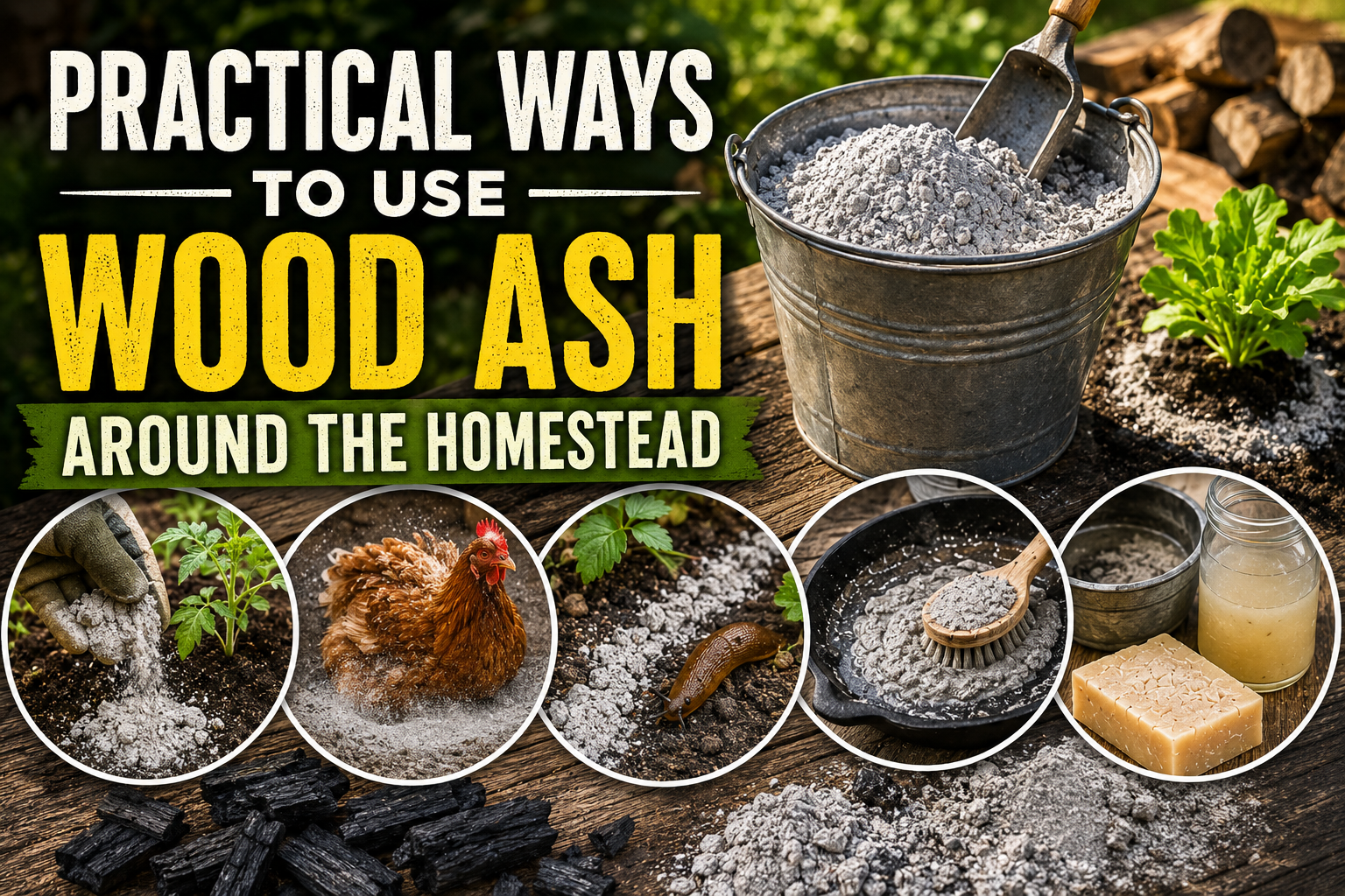 Practical Ways to Use Wood Ash Around the Homestead