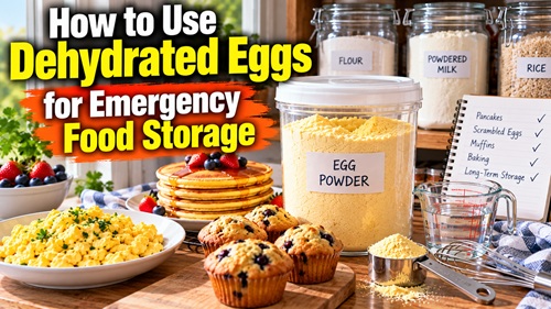 How to Use Dehydrated Eggs for Emergency Food Storage