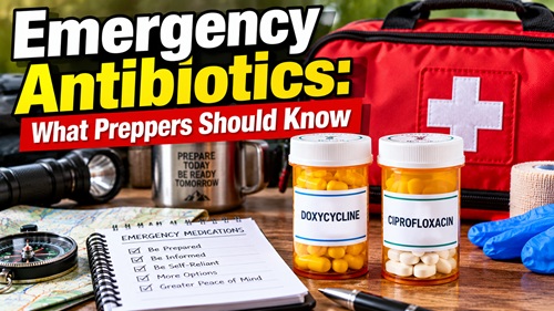 Emergency Antibiotics: What Preppers Should Know