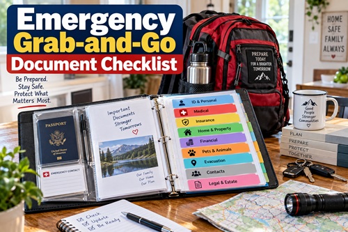 Emergency Grab-and-Go Document Checklist