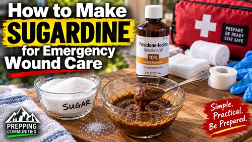 How to Make Sugardine for Emergency Wound Care