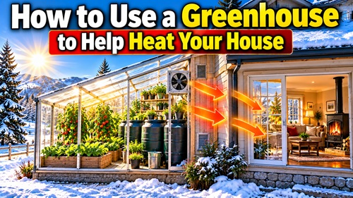 How to Use a Greenhouse to Help Heat Your House