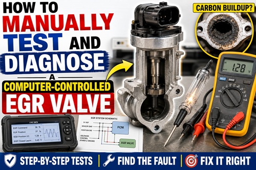 How to Manually Test and Diagnose a Computer-Controlled EGR Valve
