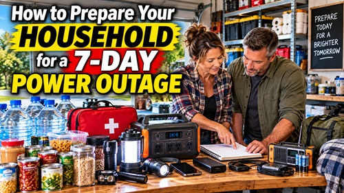 How to Prepare Your Household for a 7-Day Power Outage