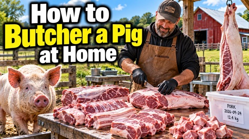 How to Butcher a Pig at Home