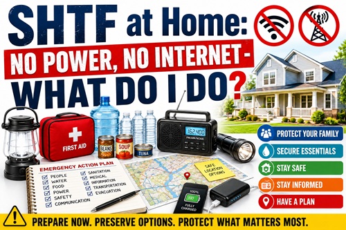 SHTF at Home: No Power, No Internet – What Do I Do?