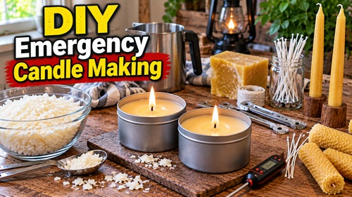 DIY Emergency Candle Making