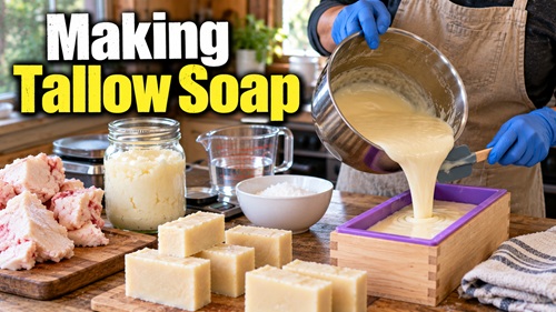 Making Tallow Soap