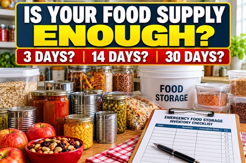 Emergency Food Storage Inventory