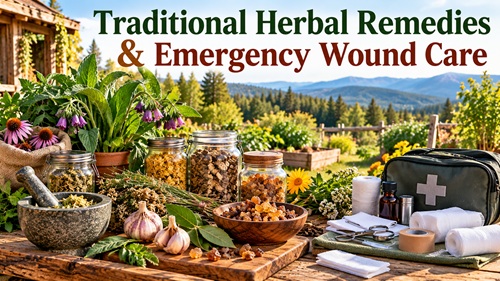 Traditional Herbal Remedies & Emergency Wound Care